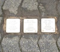 Stolpersteine Nahaufnahme